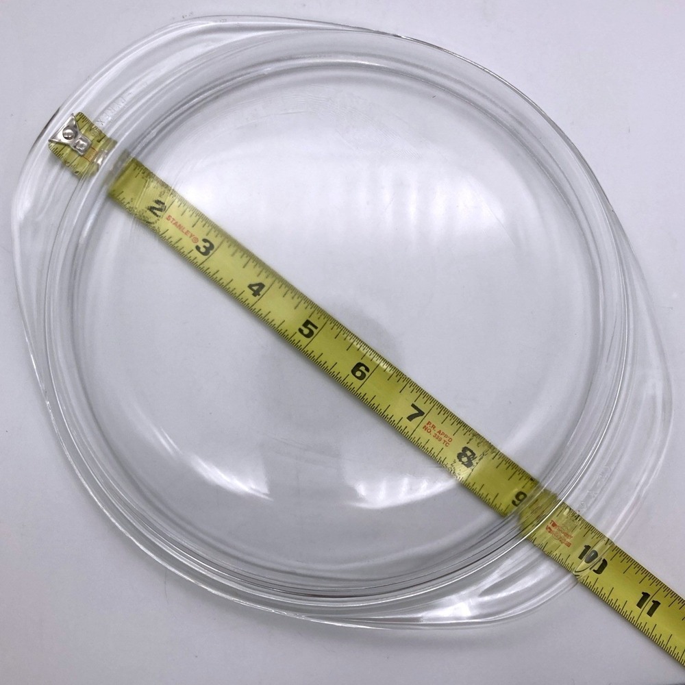 Vintage PYREX 684-C Casserole Replacement Lid Clear Round Tabs Handles